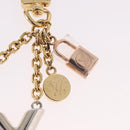 LOUIS VUITTON CaleidoV Bag Charm Metal Gold Tone Silver M67377 LV Auth 191624M-4