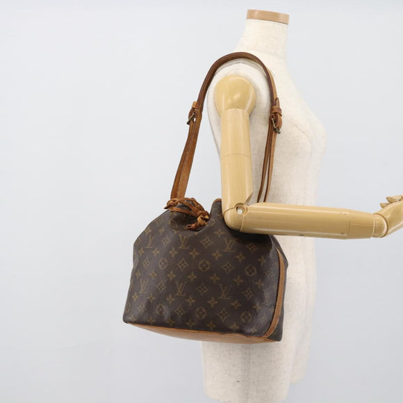 LOUIS VUITTON Monogram Petit Noe Shoulder Bag M42226 LV Auth 191632