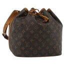 LOUIS VUITTON Monogram Petit Noe Shoulder Bag M42226 LV Auth 191632-1