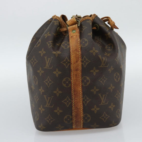 LOUIS VUITTON Monogram Petit Noe Shoulder Bag M42226 LV Auth 191632