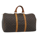 LOUIS VUITTON Monogram Keepall 50 Boston Bag M41426 LV Auth 191635-1