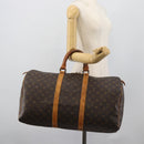 LOUIS VUITTON Monogram Keepall 50 Boston Bag M41426 LV Auth 191635-20