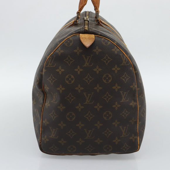 LOUIS VUITTON Monogram Keepall 50 Boston Bag M41426 LV Auth 191635