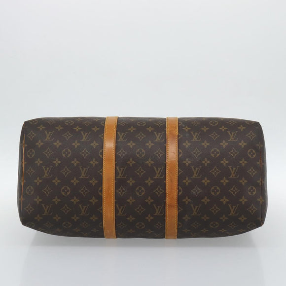 LOUIS VUITTON Monogram Keepall 50 Boston Bag M41426 LV Auth 191635