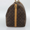 LOUIS VUITTON Monogram Keepall Bandouliere 55 Boston Bag M41414 LV Auth 191636-3