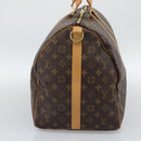 LOUIS VUITTON Monogram Keepall Bandouliere 55 Boston Bag M41414 LV Auth 191636-4