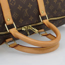 LOUIS VUITTON Monogram Keepall Bandouliere 55 Boston Bag M41414 LV Auth 191636-7