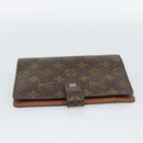 LOUIS VUITTON Monogram Agenda MM Day Planner Cover R20105 LV Auth 191639-4
