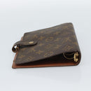LOUIS VUITTON Monogram Agenda MM Day Planner Cover R20105 LV Auth 191639-6