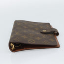 LOUIS VUITTON Monogram Agenda MM Day Planner Cover R20105 LV Auth 191639-7