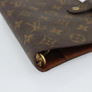 LOUIS VUITTON Monogram Agenda MM Day Planner Cover R20105 LV Auth 191639-9