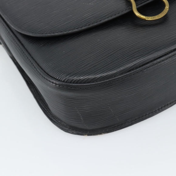 LOUIS VUITTON Epi Saint Cloud GM Shoulder Bag Black M52192 LV Auth 191640
