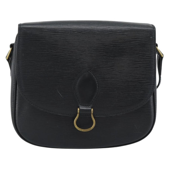 LOUIS VUITTON Epi Saint Cloud GM Shoulder Bag Black M52192 LV Auth 191640
