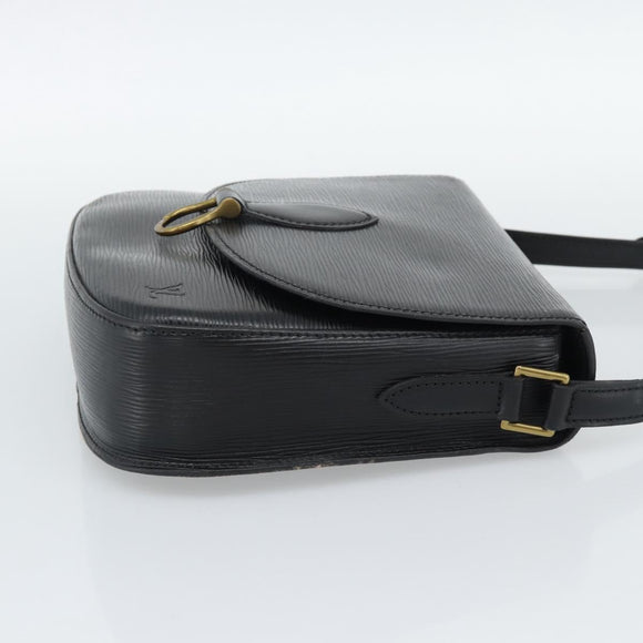 LOUIS VUITTON Epi Saint Cloud GM Shoulder Bag Black M52192 LV Auth 191640