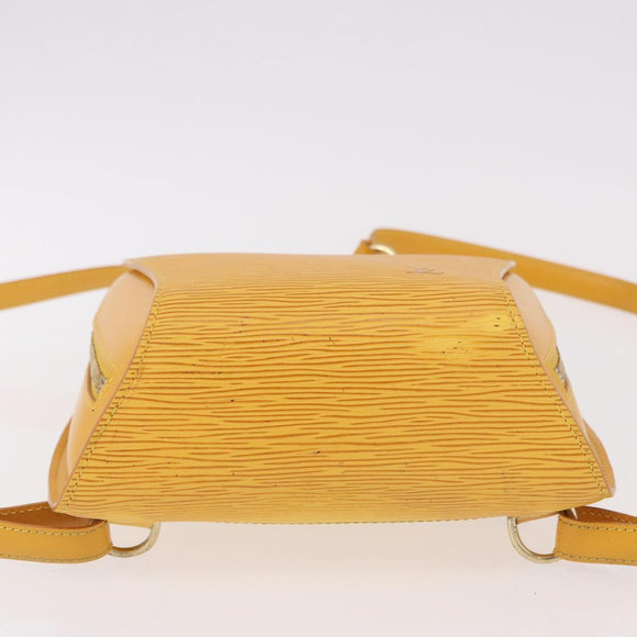 LOUIS VUITTON Epi Mabillon Backpack Yellow M52239 LV Auth 191641
