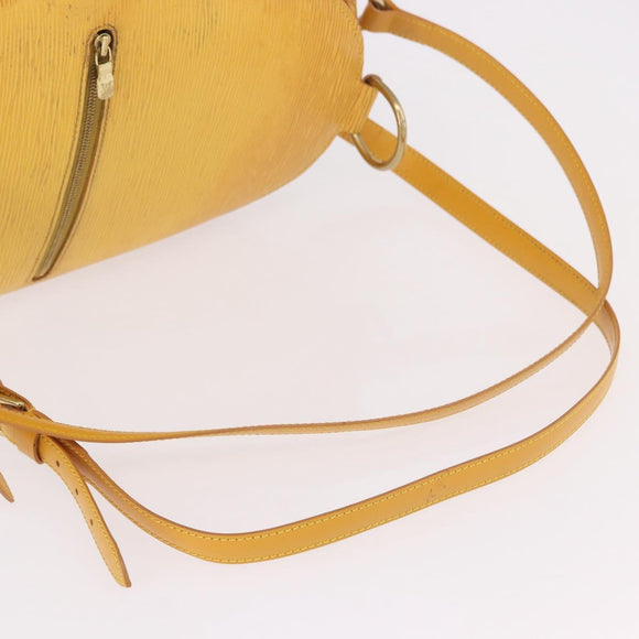 LOUIS VUITTON Epi Mabillon Backpack Yellow M52239 LV Auth 191641