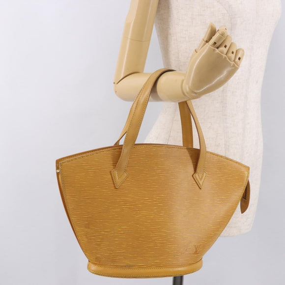 LOUIS VUITTON Epi Saint Jacques Hand Bag Yellow M52279 LV Auth 191642