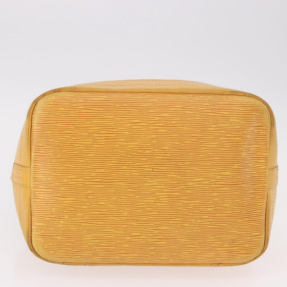 LOUIS VUITTON Epi Petit Noe Shoulder Bag Tassili Yellow M44109 LV Auth 191643