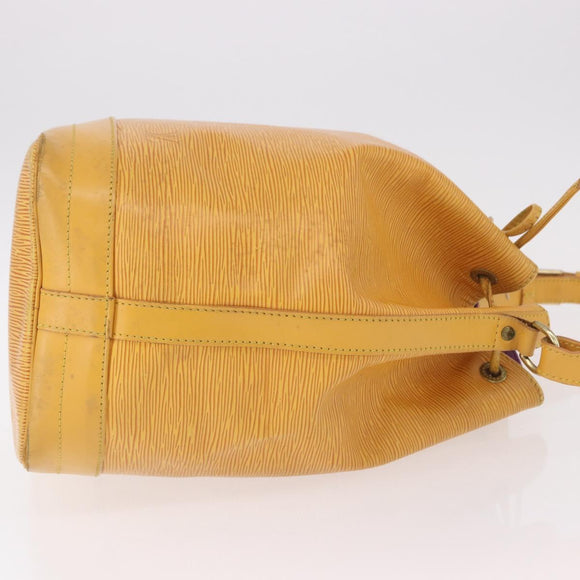 LOUIS VUITTON Epi Petit Noe Shoulder Bag Tassili Yellow M44109 LV Auth 191643