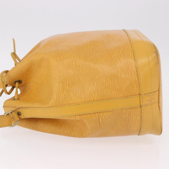 LOUIS VUITTON Epi Petit Noe Shoulder Bag Tassili Yellow M44109 LV Auth 191643