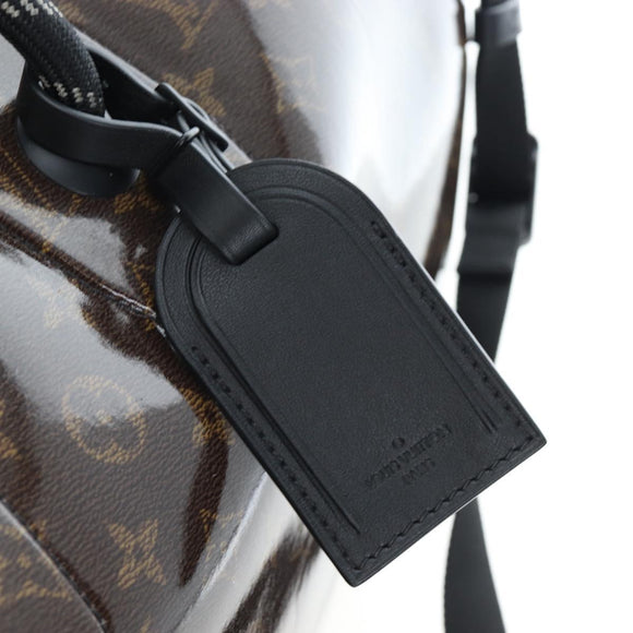 LOUIS VUITTON Monogram Glaze Keepall Bandouliere 50 Bag M43899 LV Auth 191644SM