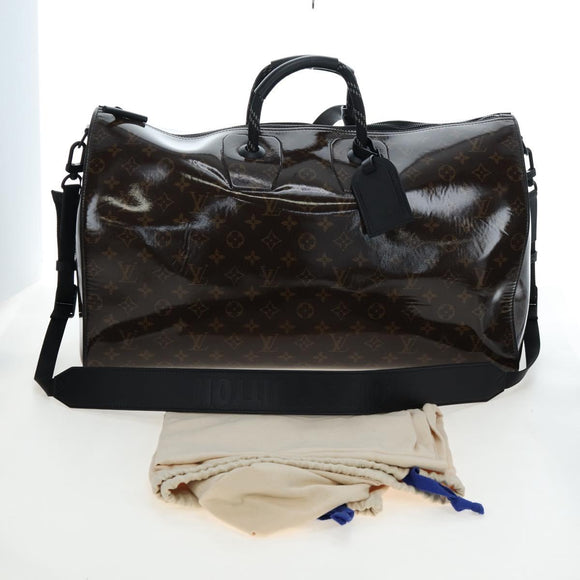 LOUIS VUITTON Monogram Glaze Keepall Bandouliere 50 Bag M43899 LV Auth 191644SM