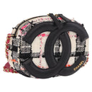 CHANEL Matelasse Chain Shoulder Bag Tweed Multicolor Gold CC Auth 191646SM-1