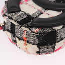 CHANEL Matelasse Chain Shoulder Bag Tweed Multicolor Gold CC Auth 191646SM-9