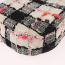 CHANEL Matelasse Chain Shoulder Bag Tweed Multicolor Gold CC Auth 191646SM-15