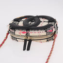 CHANEL Matelasse Chain Shoulder Bag Tweed Multicolor Gold CC Auth 191646SM-6