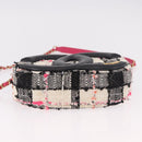 CHANEL Matelasse Chain Shoulder Bag Tweed Multicolor Gold CC Auth 191646SM-5