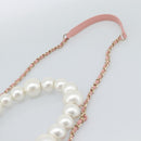 CHANEL Chain Shoulder Bag Tweed 2way Pink Gold CC Auth 191647SAM-15
