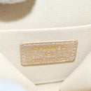 CHANEL Matelasse AirPods Pro Case Set Pouch Leather Gold CC Auth 191648SM-20