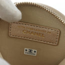 CHANEL Matelasse AirPods Pro Case Set Pouch Leather Gold CC Auth 191648SM-25