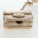 CHANEL Matelasse AirPods Pro Case Set Pouch Leather Gold CC Auth 191648SM-7
