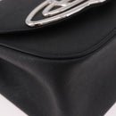 Vivienne Westwood Shoulder Bag Leather Black Silver Auth 191650V-9
