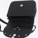 Vivienne Westwood Shoulder Bag Leather Black Silver Auth 191650V-18