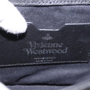 Vivienne Westwood Shoulder Bag Leather Black Silver Auth 191650V-10
