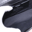 Vivienne Westwood Shoulder Bag Leather Black Silver Auth 191650V-11