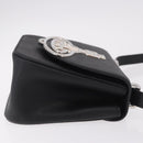 Vivienne Westwood Shoulder Bag Leather Black Silver Auth 191650V-3