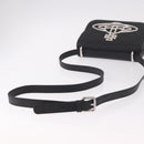 Vivienne Westwood Shoulder Bag Leather Black Silver Auth 191650V-7