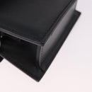 JACQUEMUS Shoulder Pouch Leather 2way Black Silver Auth 191657V-18