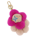 LOUIS VUITTON Vivienne Vison Bag Charm Fur Beige Gold M00870 LV Auth 191658SM-1
