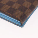 LOUIS VUITTON Damier Ebene Portefeuille Sarah Long Wallet N64426 LV Auth 191659M-15
