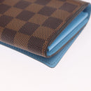 LOUIS VUITTON Damier Ebene Portefeuille Sarah Long Wallet N64426 LV Auth 191659M-16