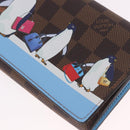 LOUIS VUITTON Damier Ebene Portefeuille Sarah Long Wallet N64426 LV Auth 191659M-18