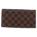 LOUIS VUITTON Damier Ebene Portefeuille Sarah Long Wallet N64426 LV Auth 191659M-2