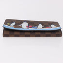 LOUIS VUITTON Damier Ebene Portefeuille Sarah Long Wallet N64426 LV Auth 191659M-6
