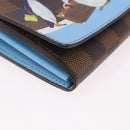 LOUIS VUITTON Damier Ebene Portefeuille Sarah Long Wallet N64426 LV Auth 191659M-7