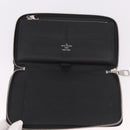 LOUIS VUITTON Damier Graphite Zippy Organizer Long Wallet N63002 LV Auth 191660-9